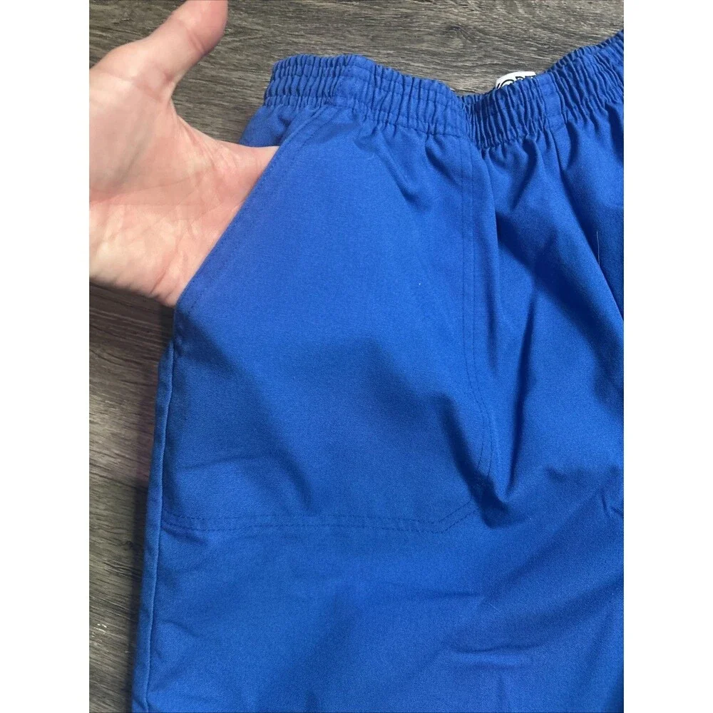 Vtg 80s Koret Womens Long Blue Bermuda Shorts Size 14 Pull On Knee Length